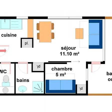Cosy 4 Pers Avec Balcon Et Wifi Au Pied Des Pistes - Fr-1-508-123 Lanslevillard